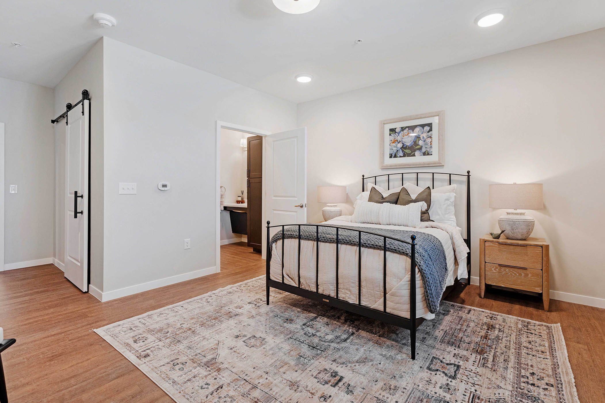 Cedarhurst of Lawrence - Apartment Bedroom